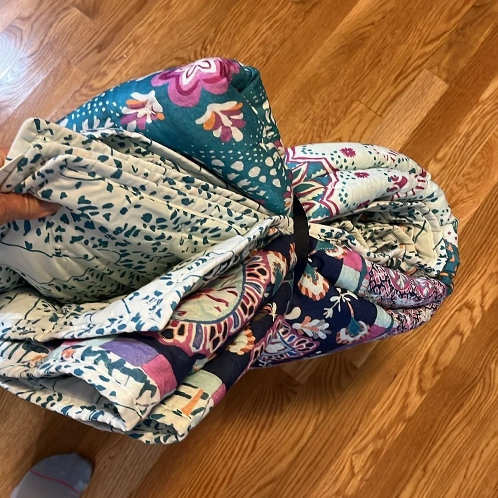 Anthropologie Ady Organic Cotton Quilt Size Full NWT